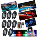 Pack of 8 RGB Light for Vehicles