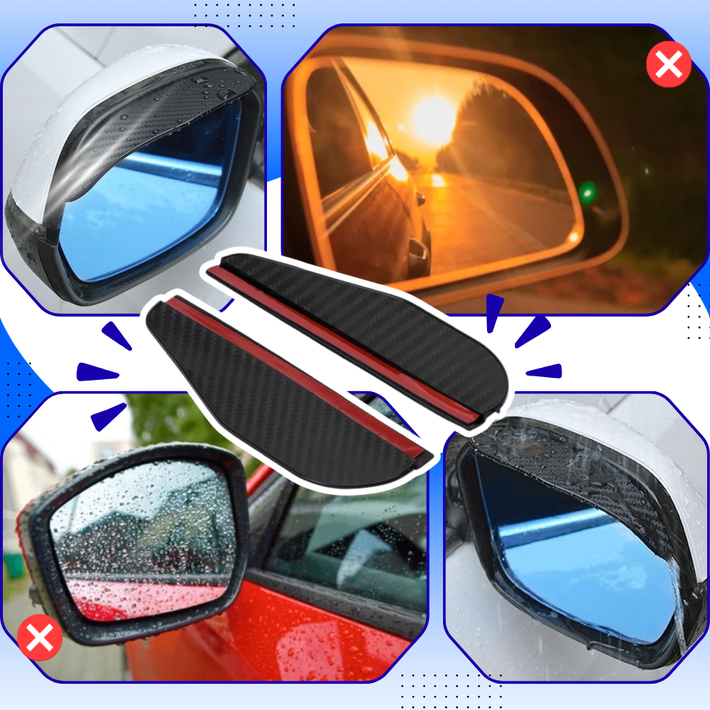 Clear Visibility Rear View Mirror Eyebrow