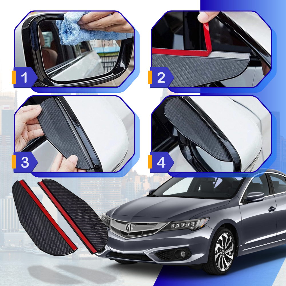Clear Visibility Rear View Mirror Eyebrow