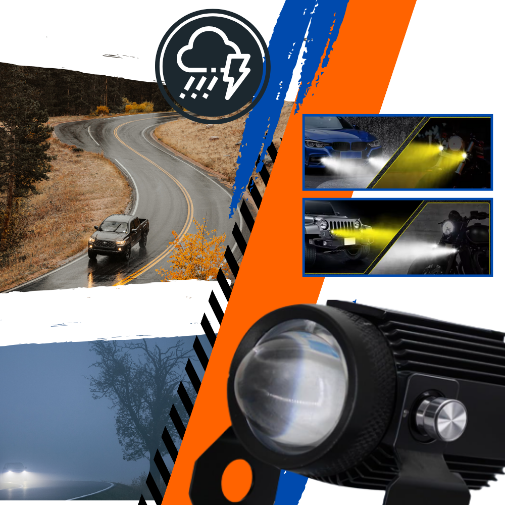 Dual Light Motorcycle Headlamp