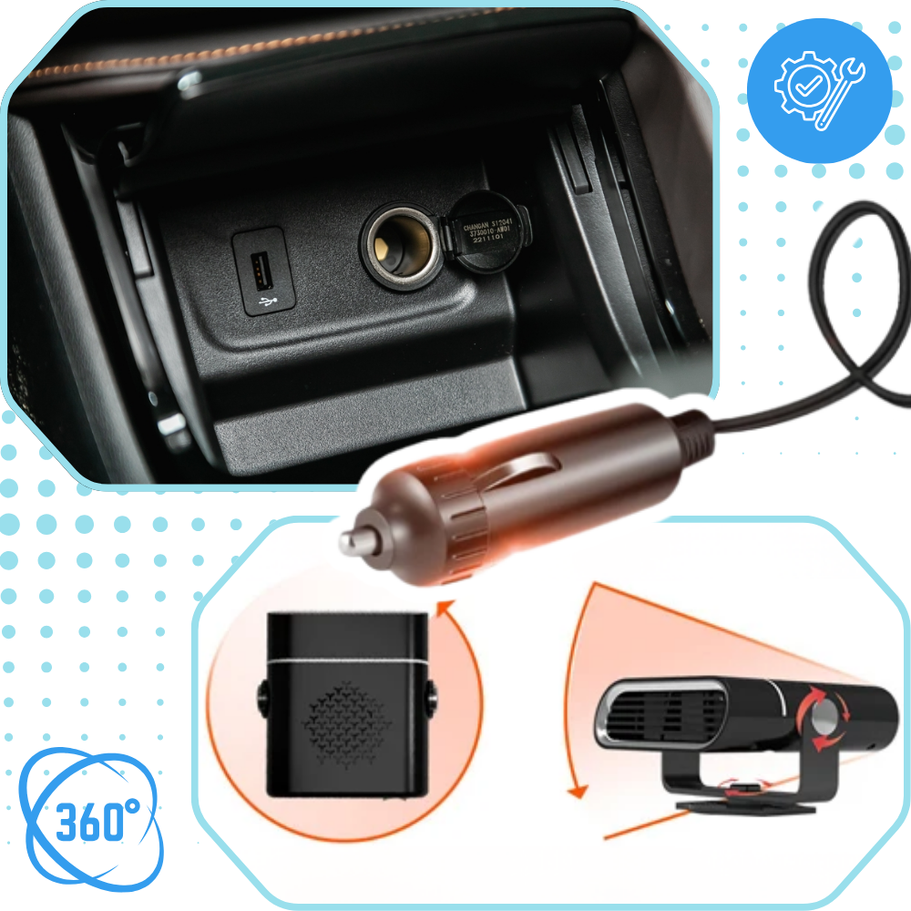 Dual Portable Car Defroster