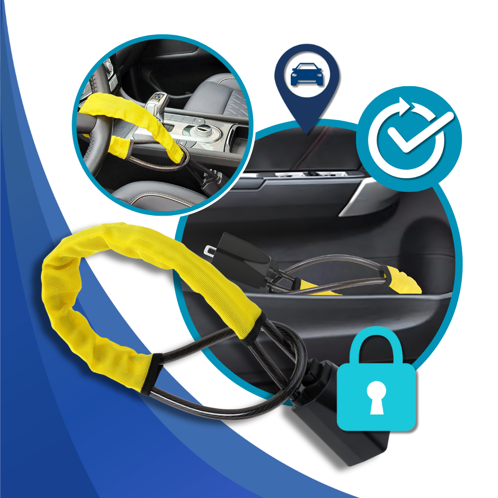 Dual Security Steering Wheel Lock