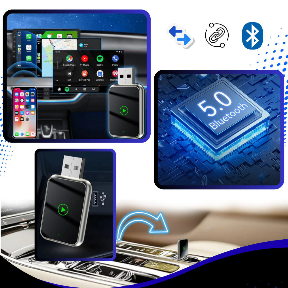 Functional & Convenient Wireless Carplay