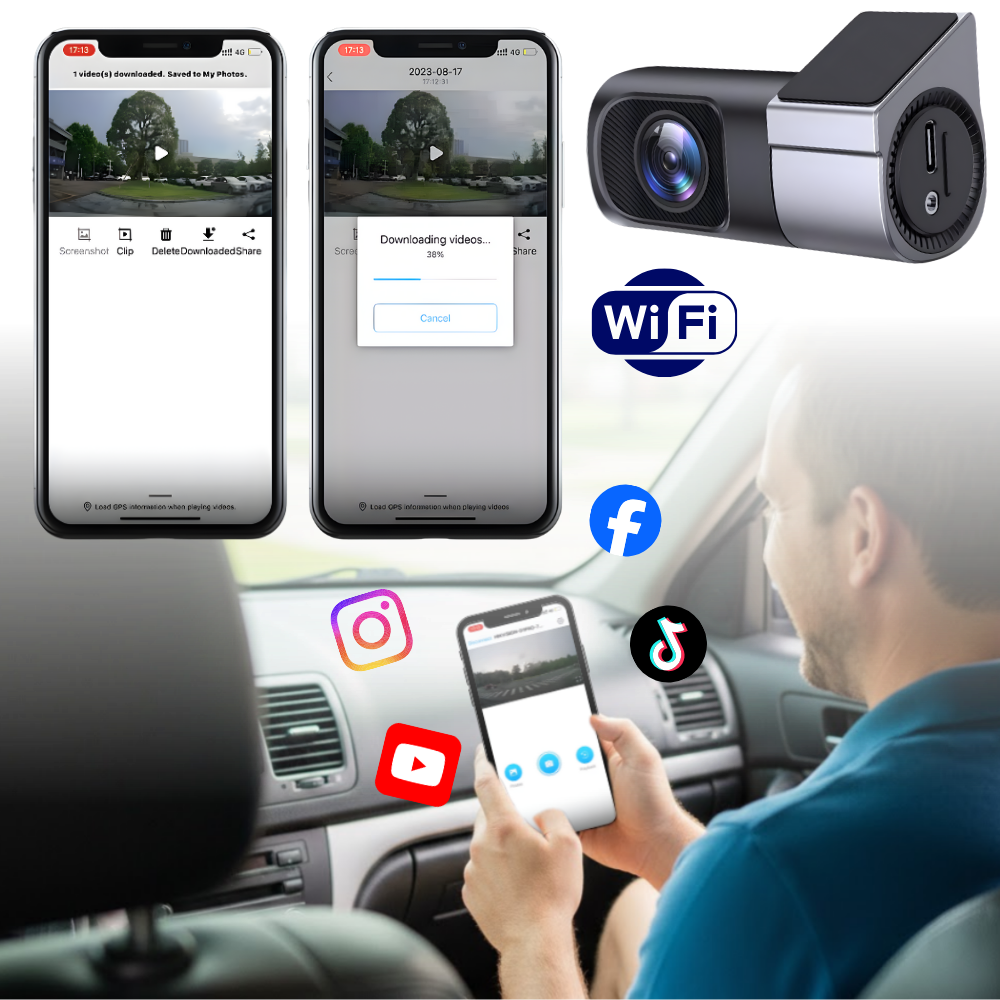 Loop Record Night Dash Camera