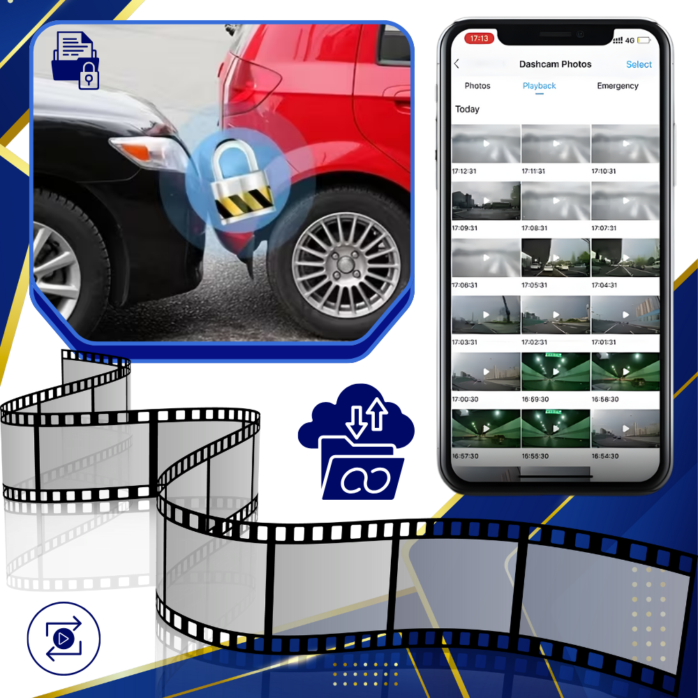 Loop Record Night Dash Camera