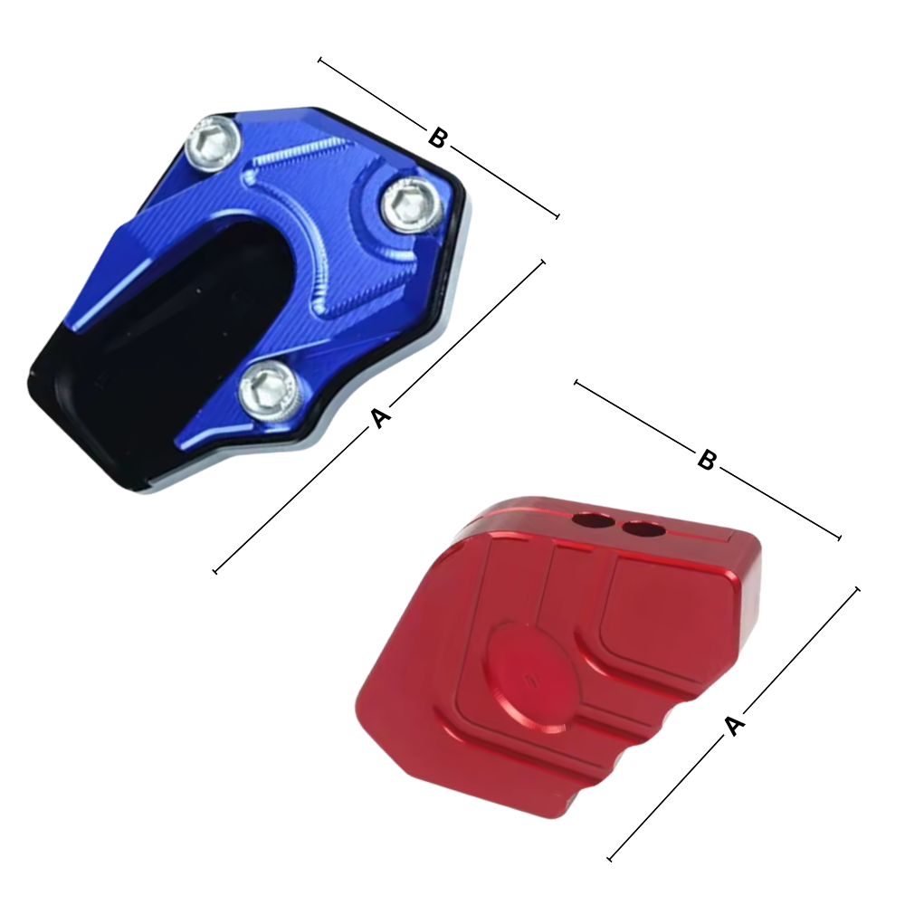 Motorcycle Alloy Kickstand Combo