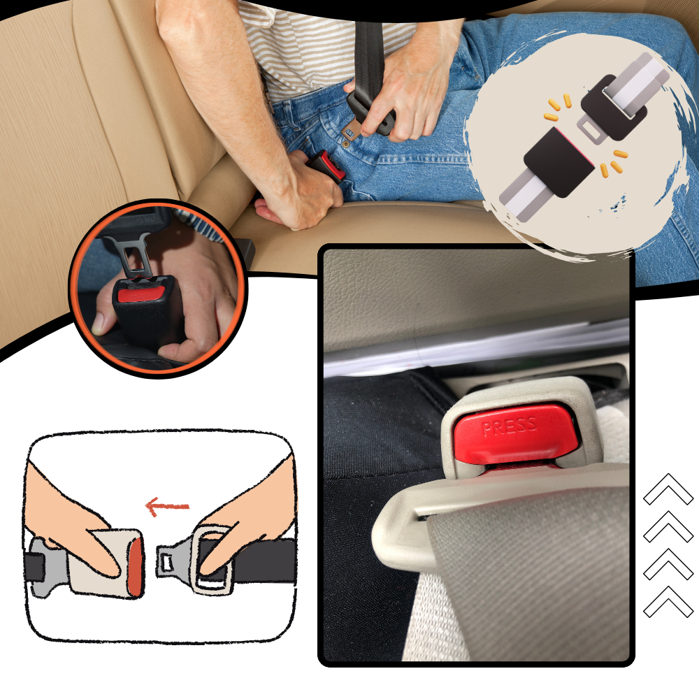 Secure Locking Seatbelt Extender